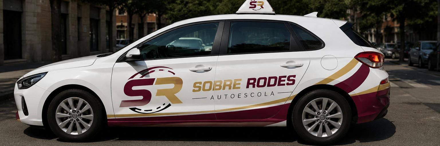 Cotxe d'Autoescola Sobre Rodes a Lleida